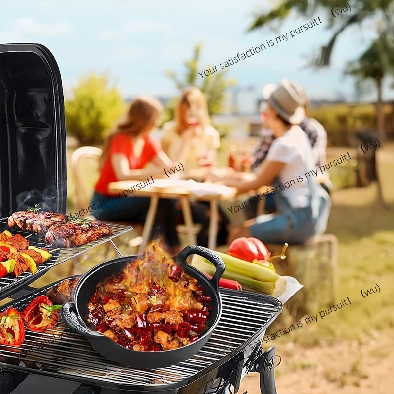 Mini Cast Iron Skillet, Dual H - Skillet Cast Iron Camp บทวิจารณ์และราคา