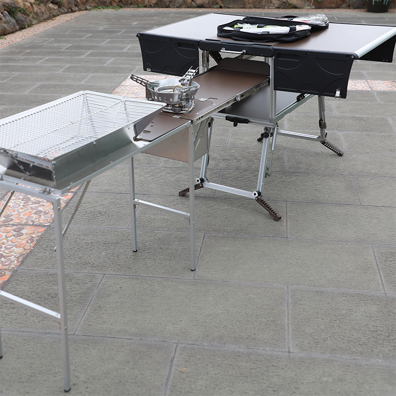 Camp Aluminum Kitchen and Rv K - Camping Cooking Table บทวิจารณ์และราคา