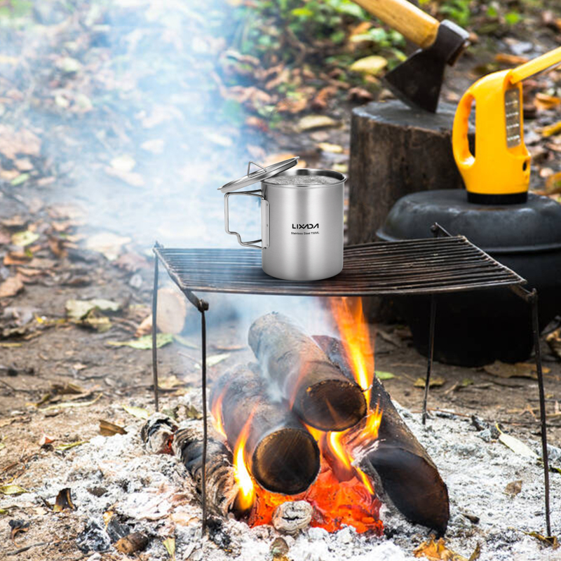 Lixada 750ml Cup Outdoor Stain - Camping Cooking Unit บทวิจารณ์และราคา