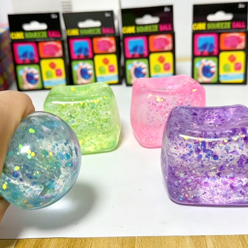Colorful Glitter Stress Cube T - Fire Starter Cube บทวิจารณ์และราคา
