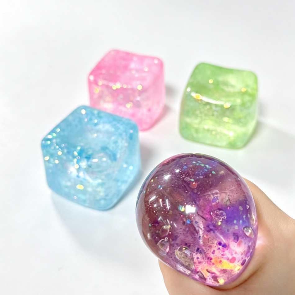 Colorful Glitter Stress Cube T - Fire Starter Cube บทวิจารณ์และราคา