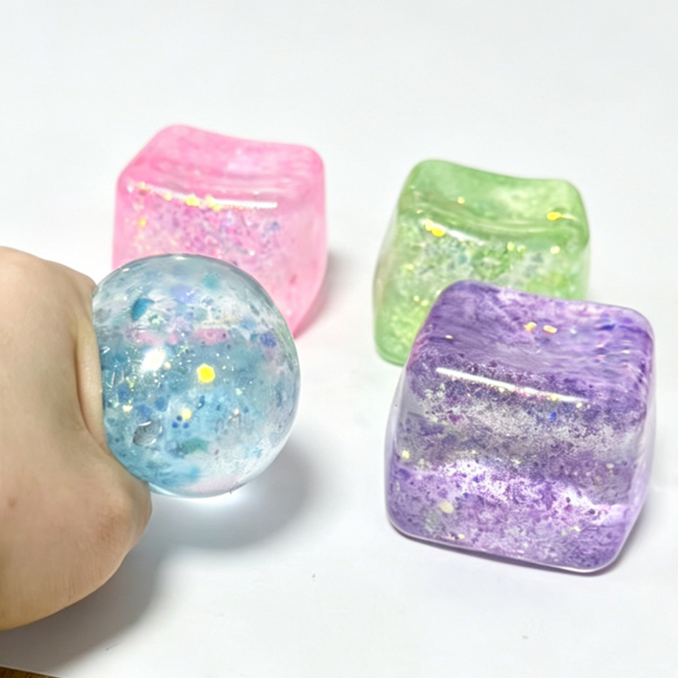 Colorful Glitter Stress Cube T - Fire Starter Cube บทวิจารณ์และราคา