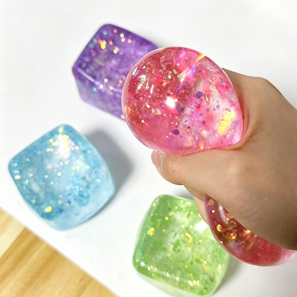 Colorful Glitter Stress Cube T - Fire Starter Cube บทวิจารณ์และราคา