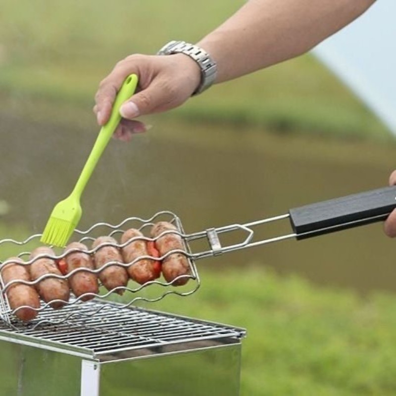Portable Camping BBQ Grill Com - Camping Cooking Equipment บทวิจารณ์และราคา