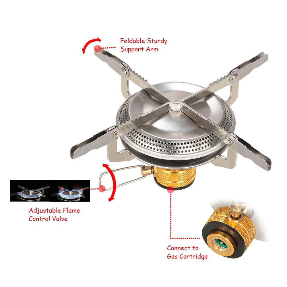 Outdoor Camping Gas Stove Ultr - Camping Cooking Wood Stove บทวิจารณ์และราคา