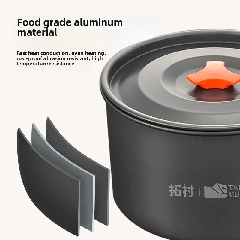 Camping Cookware Set Outdoor C - Camping Cooking Unit บทวิจารณ์และราคา