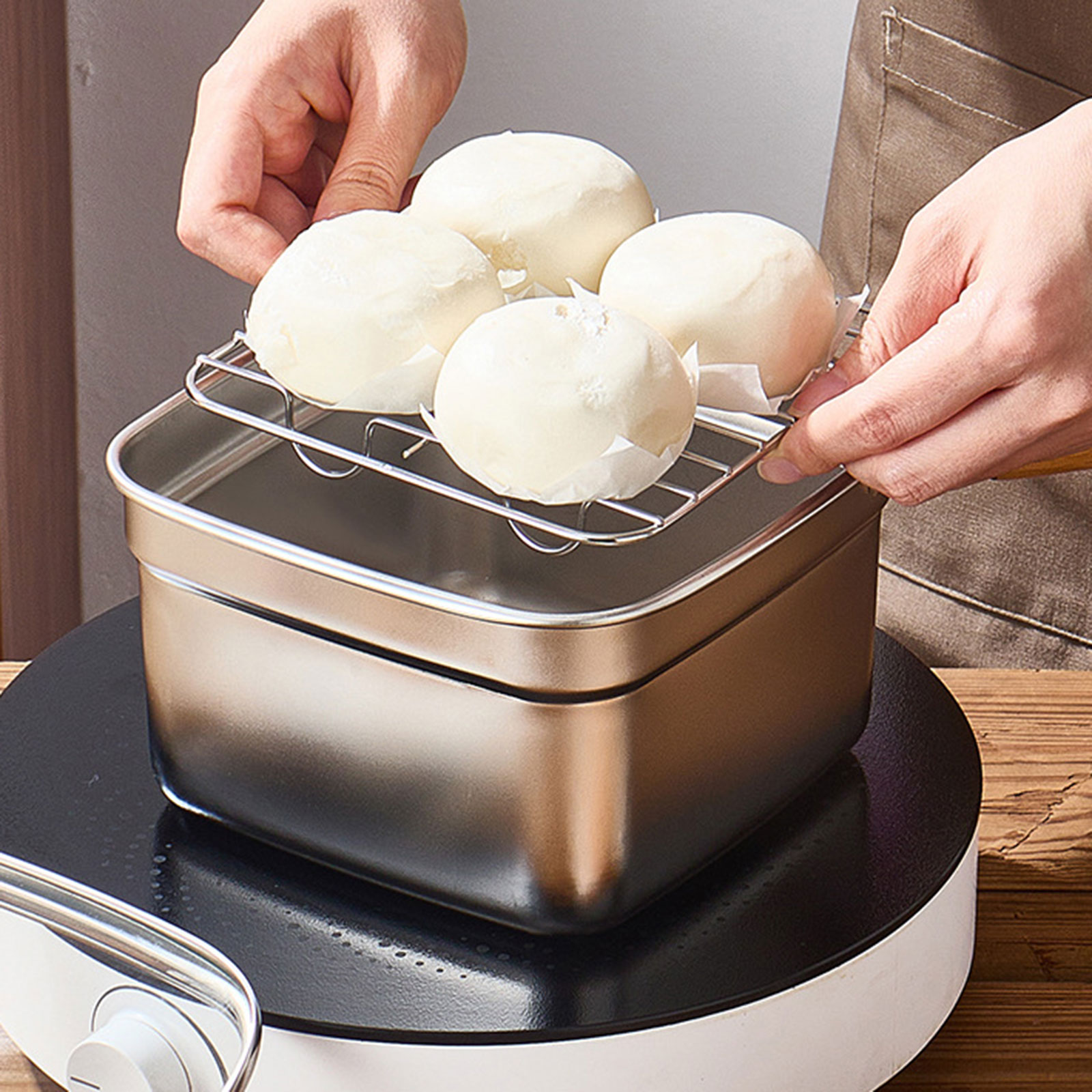 Mini Deep Fryer Pot for Campin - Camping Cooking Vegetables บทวิจารณ์และราคา