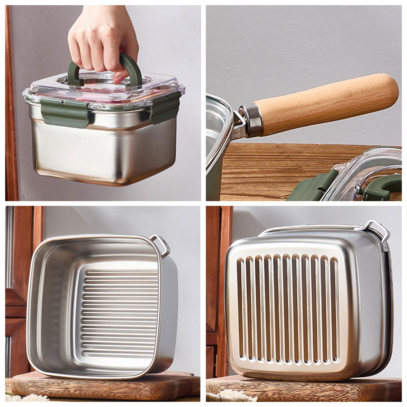 Mini Deep Fryer Pot for Campin - Camping Cooking Vegetables บทวิจารณ์และราคา