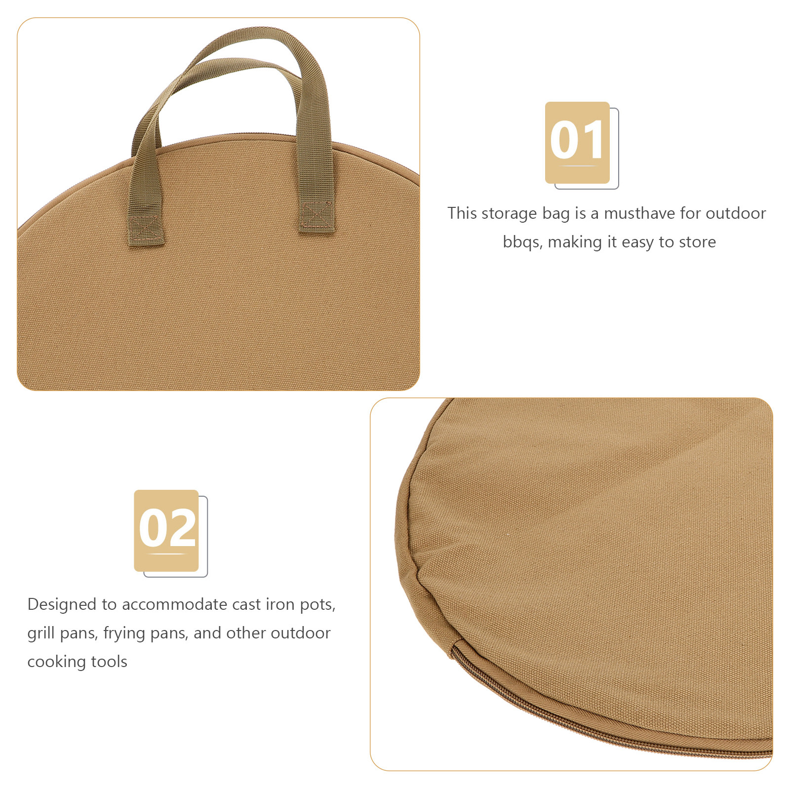Cast Iron Skillet Bag Outdoor  - Skillet Cast Iron Camp บทวิจารณ์และราคา