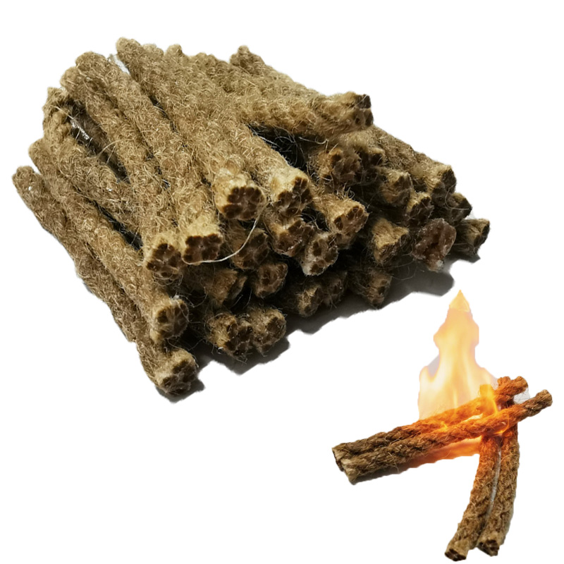 Outdoor Mini Wax Hemp Rope Por - Camping Cooking Wood Stove บทวิจารณ์และราคา