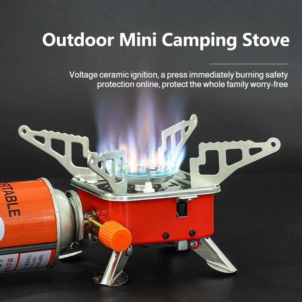 New 1pcs Camping Gas Stove Por - Camping Cooking Wood Stove บทวิจารณ์และราคา