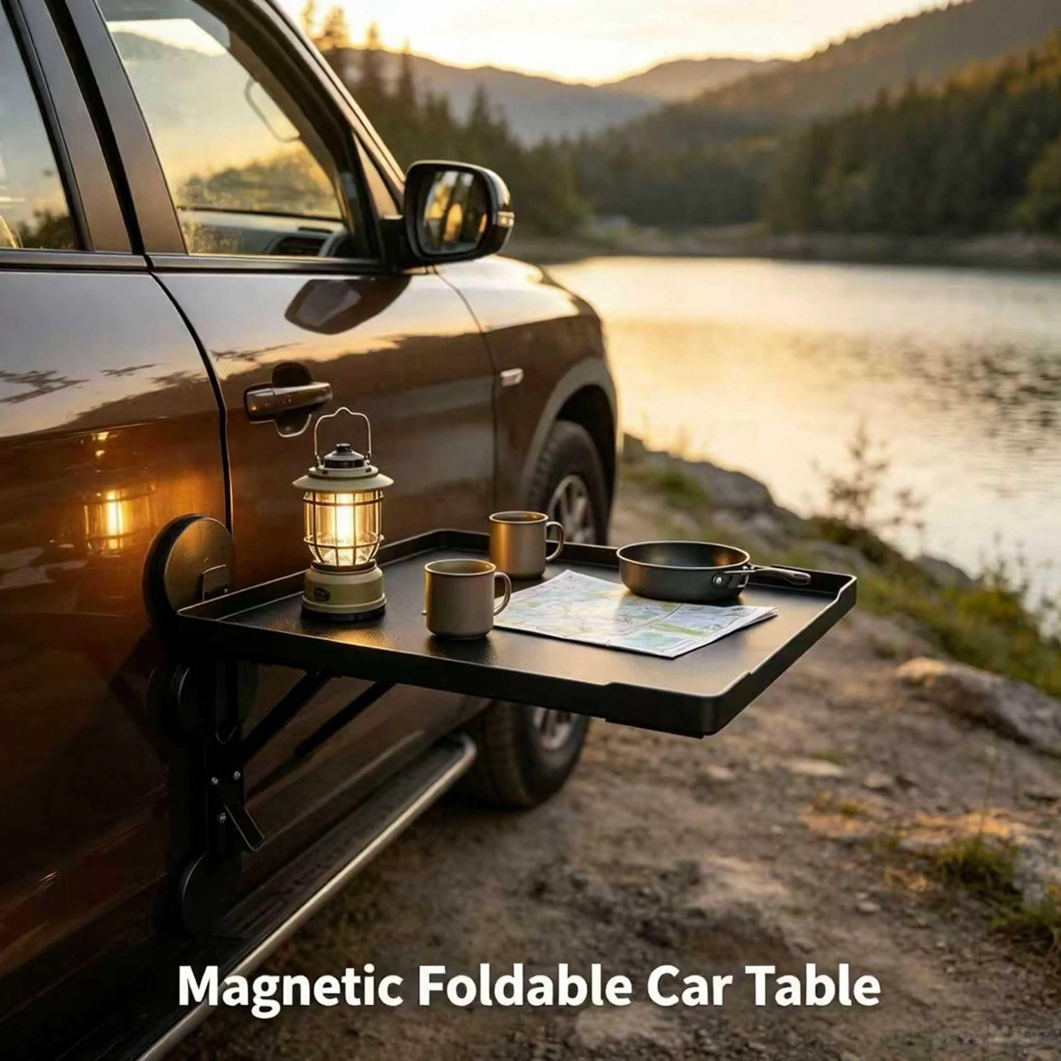 Portable Car Side Door Hanging - Camping Cooking Table บทวิจารณ์และราคา