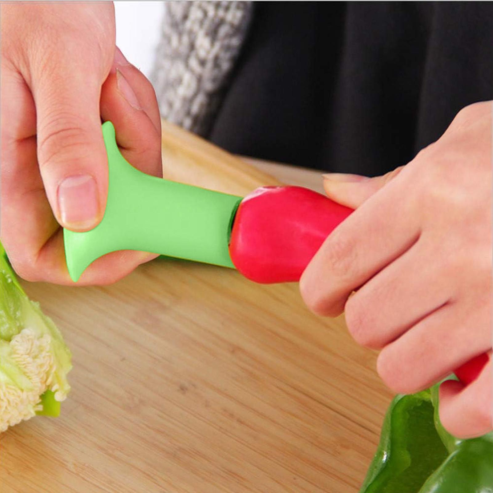 Pepper Corer Practical Efficie - Camping Cooking Vegetables บทวิจารณ์และราคา