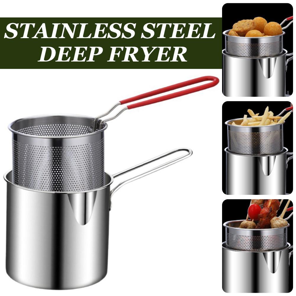 Stainless Steel Deep Frying Po - Camping Cooking Tool Set บทวิจารณ์และราคา