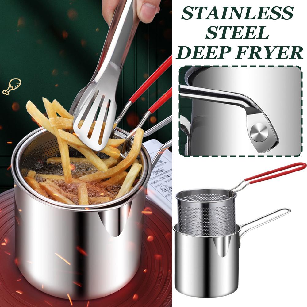 Stainless Steel Deep Frying Po - Camping Cooking Tool Set บทวิจารณ์และราคา