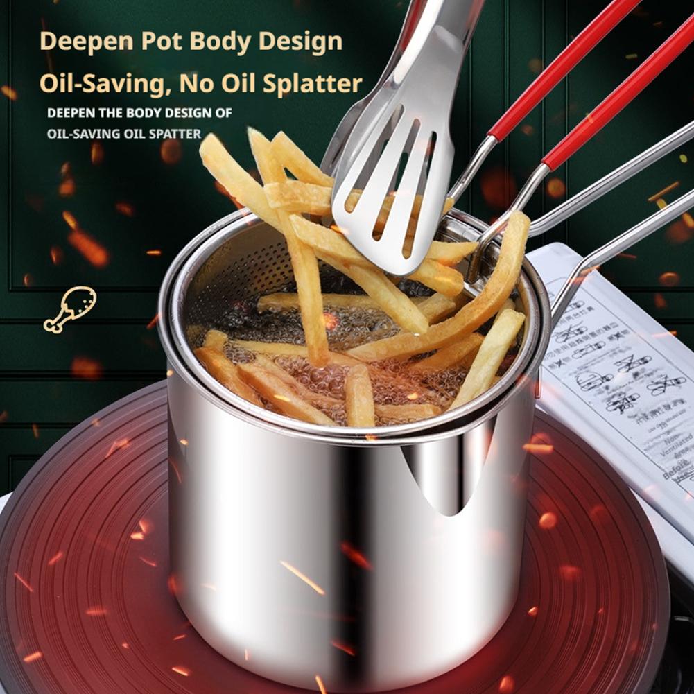 Stainless Steel Deep Frying Po - Camping Cooking Tool Set บทวิจารณ์และราคา