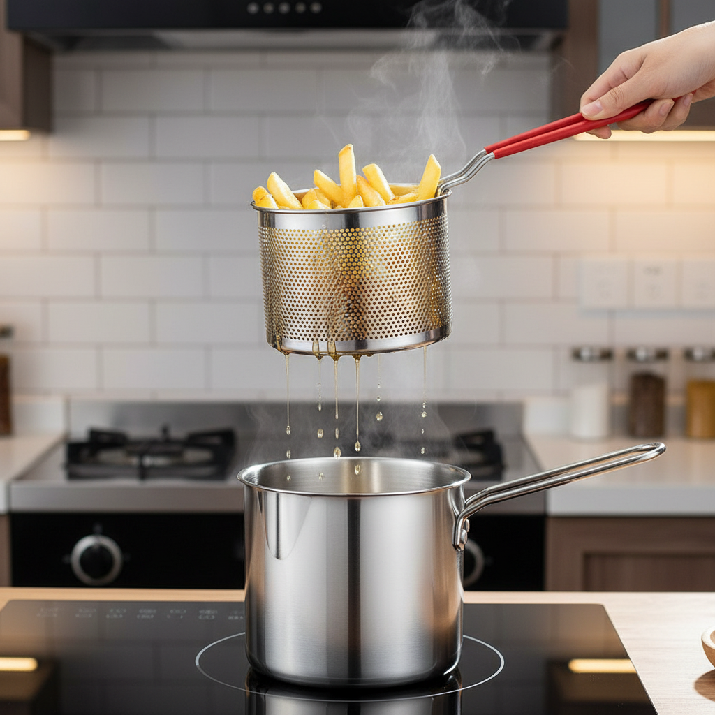 Stainless Steel Deep Frying Po - Camping Cooking Tool Set บทวิจารณ์และราคา