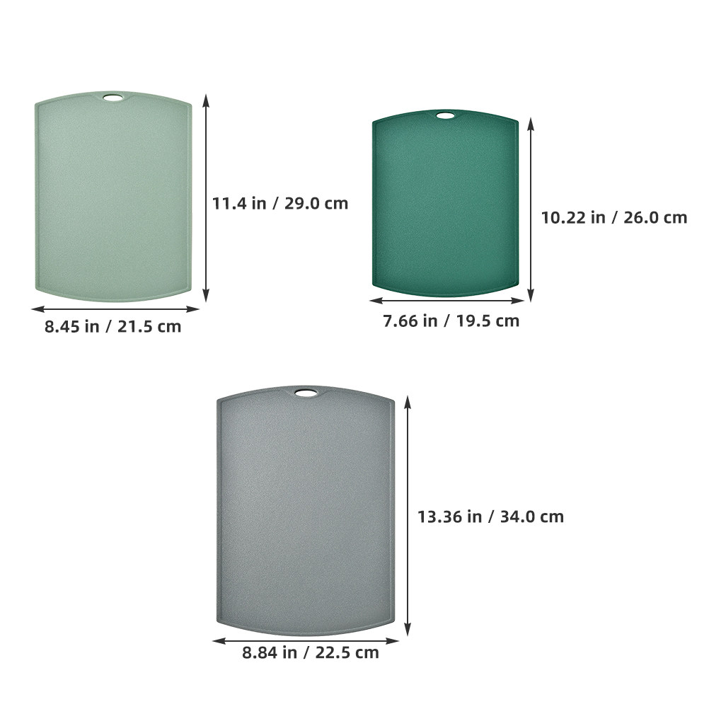 3Pcs Plastic Chopping Board Se - Camping Cooking Vegetables บทวิจารณ์และราคา