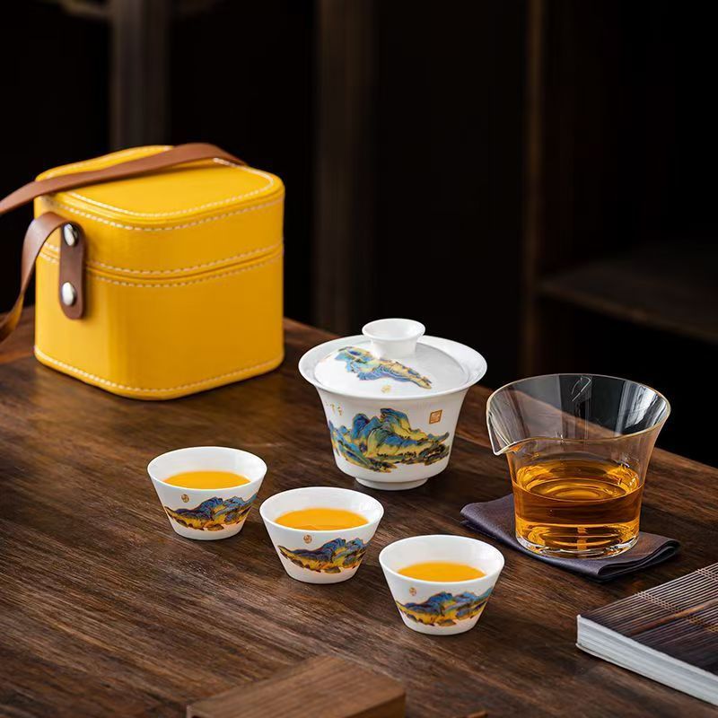 Travel Jade White Porcelain Te - Camping Cooking Tin บทวิจารณ์และราคา