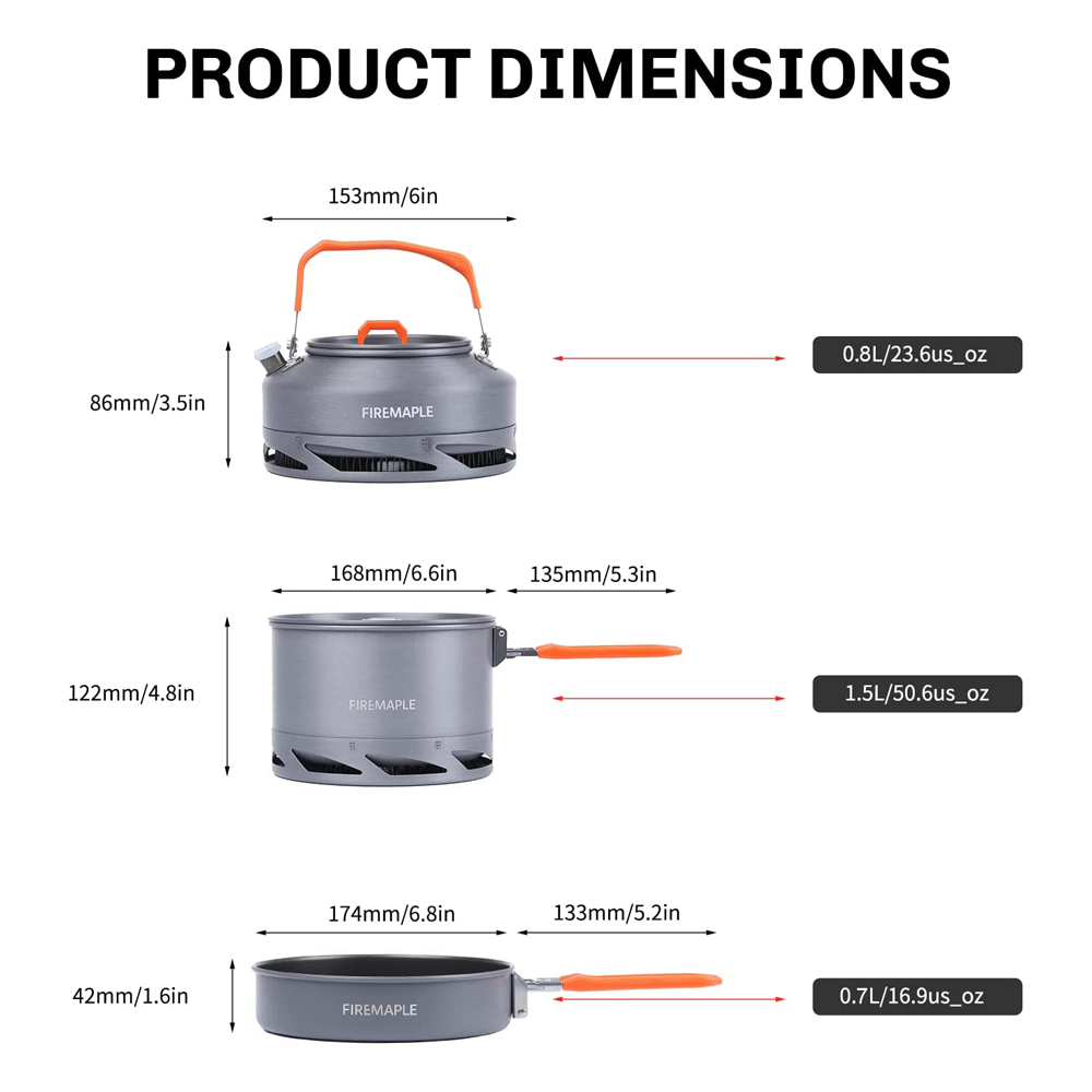 Fire Maple Camping Cookware Ut - Camping Cooking Unit บทวิจารณ์และราคา