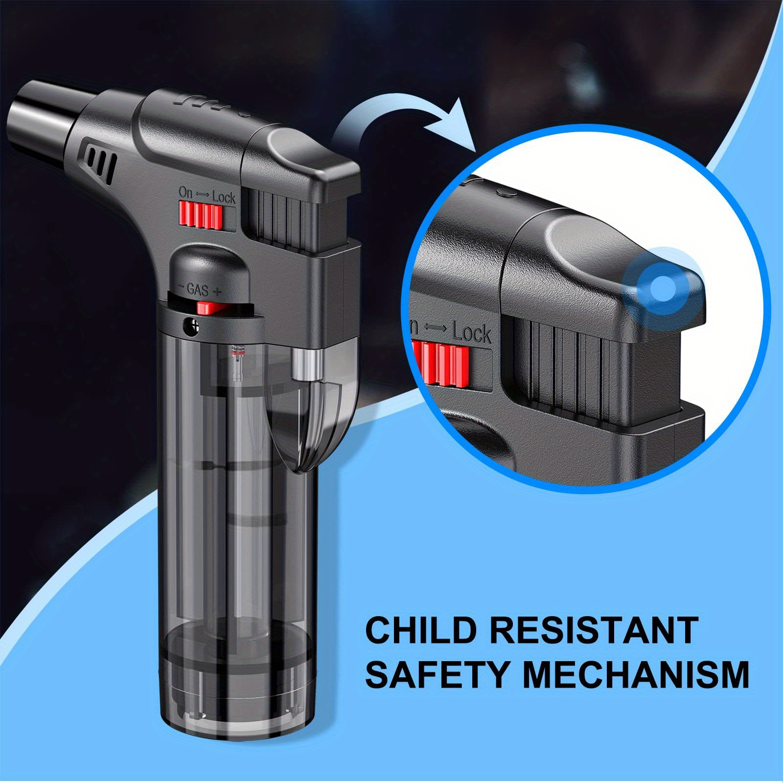 6PCS Spray Gun Jet Butane Gas  - Camping Cooking Flame บทวิจารณ์และราคา
