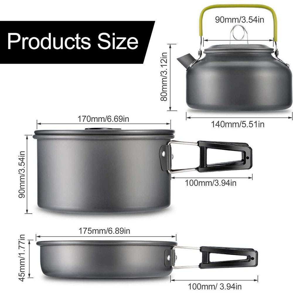 Outdoor camping cookware set m - Camping Cooking Tool Set บทวิจารณ์และราคา