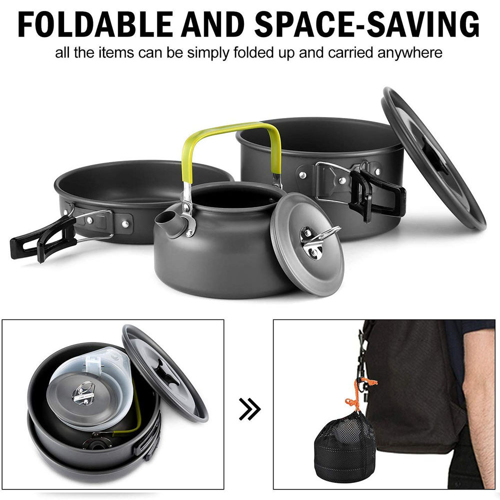 Outdoor camping cookware set m - Camping Cooking Tool Set บทวิจารณ์และราคา