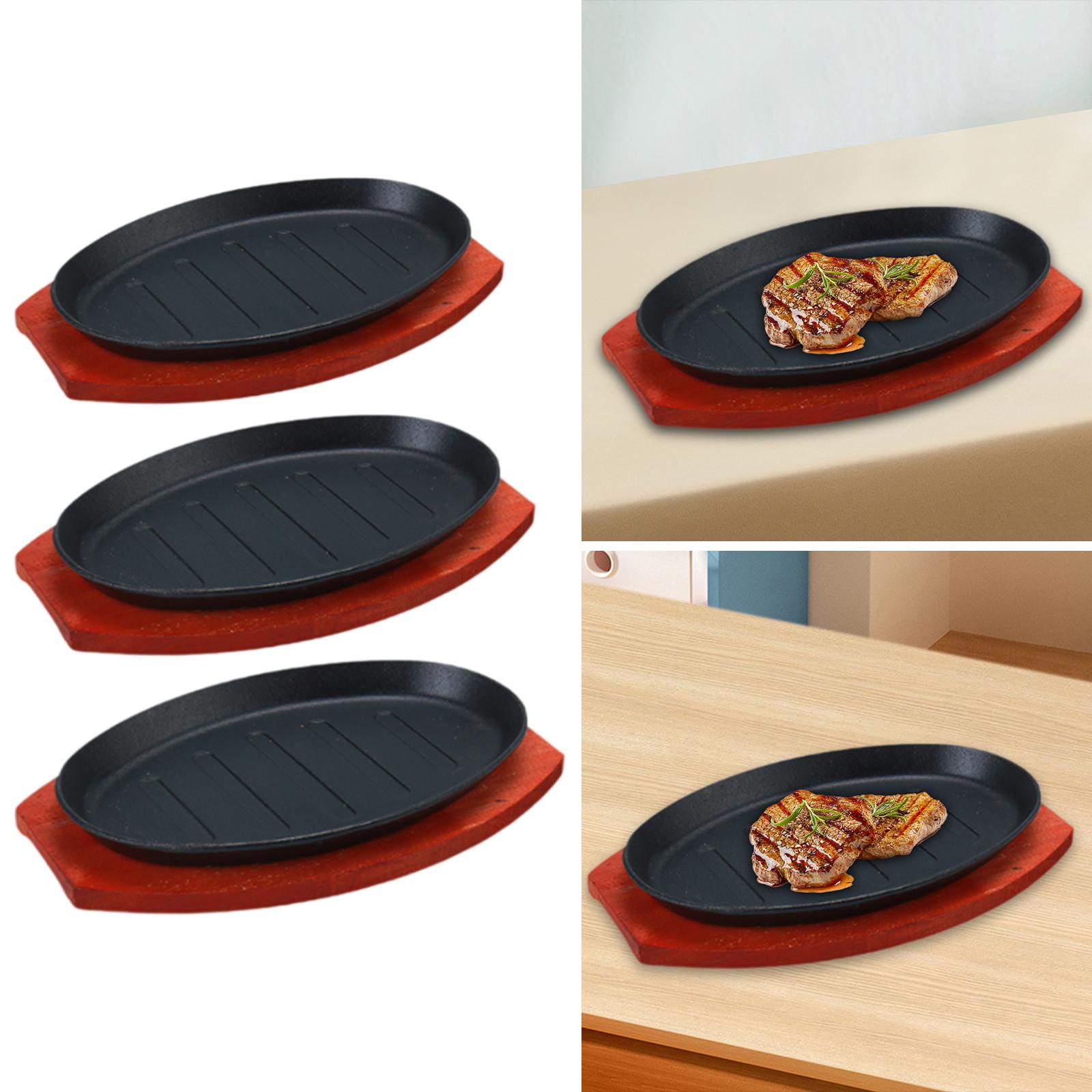 Cast Iron Steak Plate Griddle  - Skillet Cast Iron Camp บทวิจารณ์และราคา