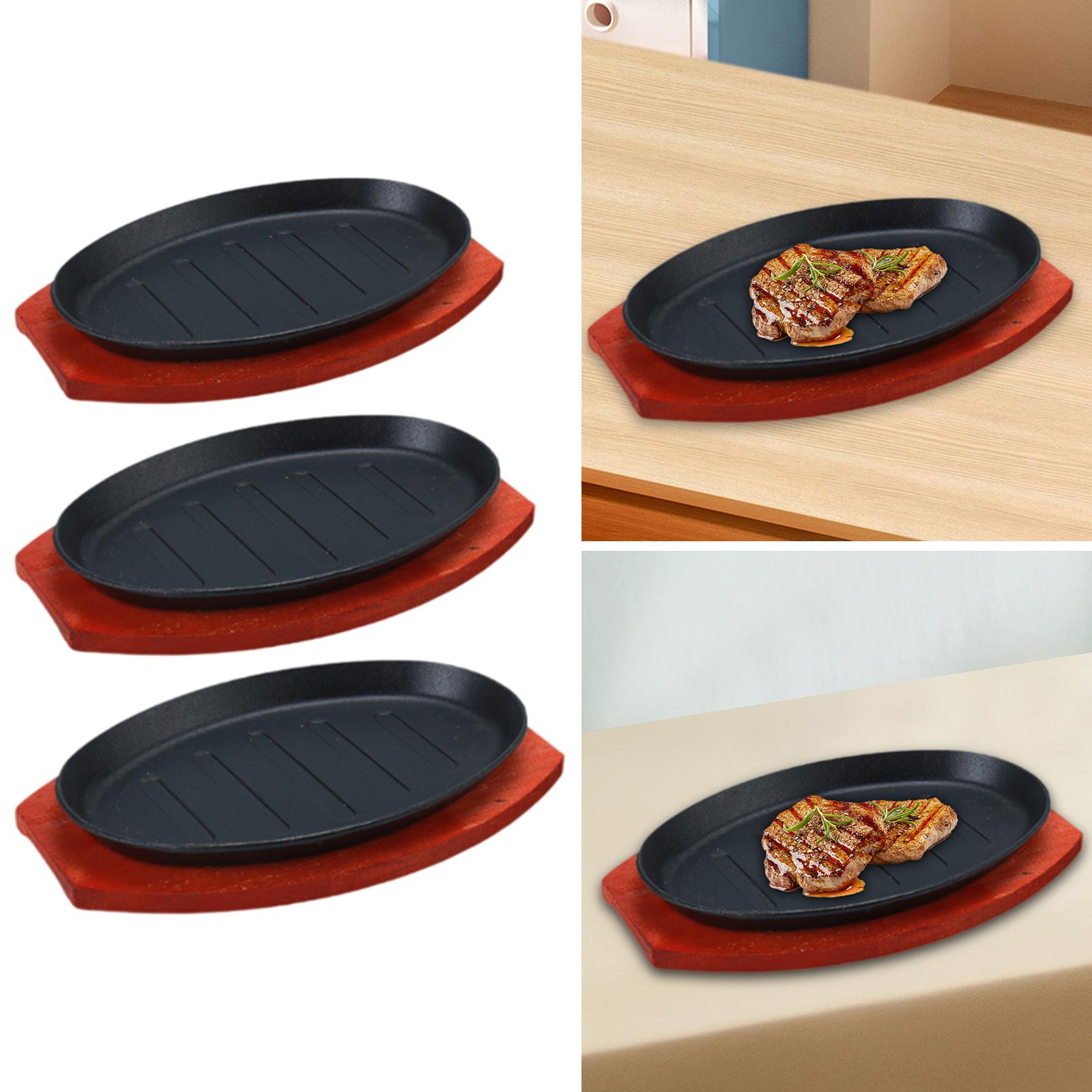 Cast Iron Steak Plate Griddle  - Skillet Cast Iron Camp บทวิจารณ์และราคา