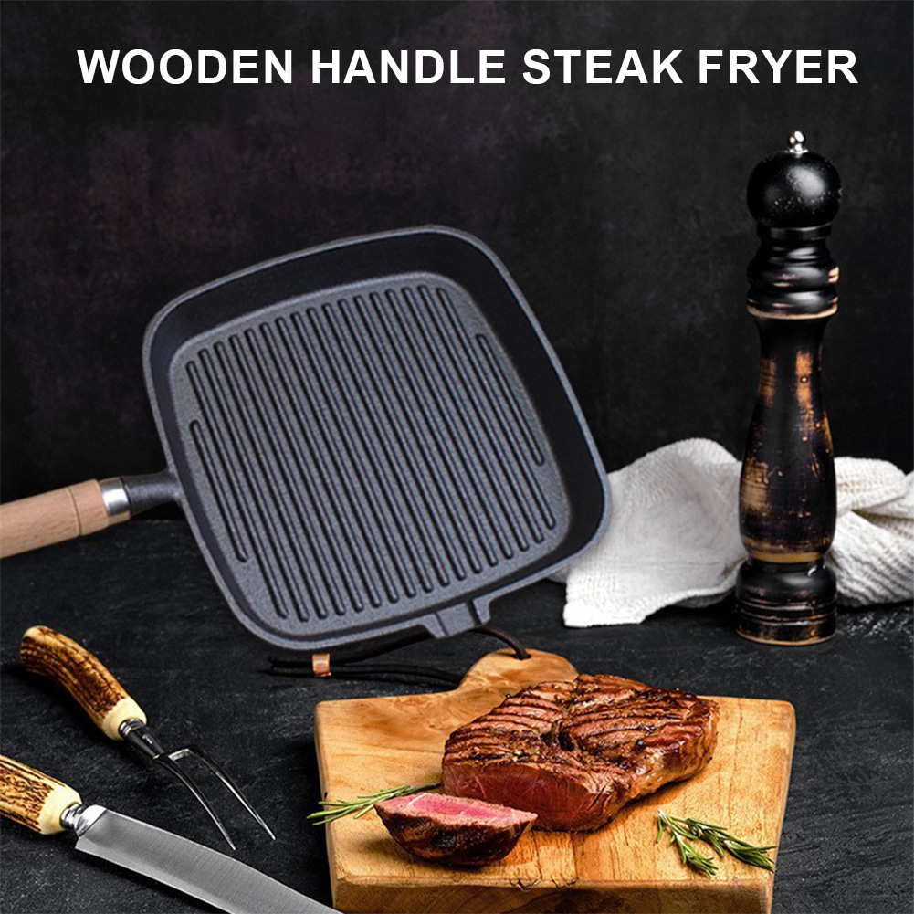 Iron Skillet Uncoated Non-stic - Skillet Cast Iron Camp บทวิจารณ์และราคา