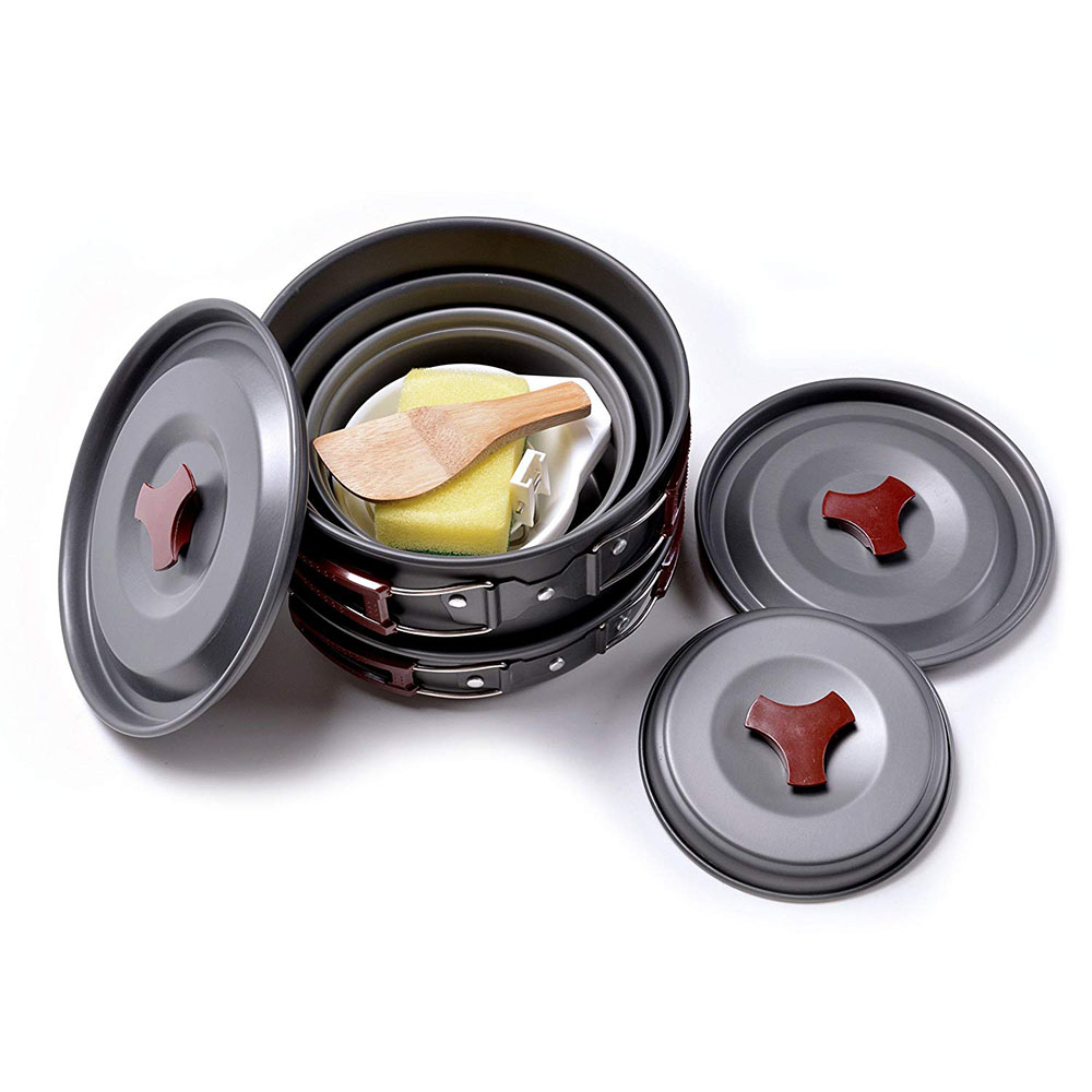 Outdoor Camping Cookware Kit N - Camping Cooking Unit บทวิจารณ์และราคา