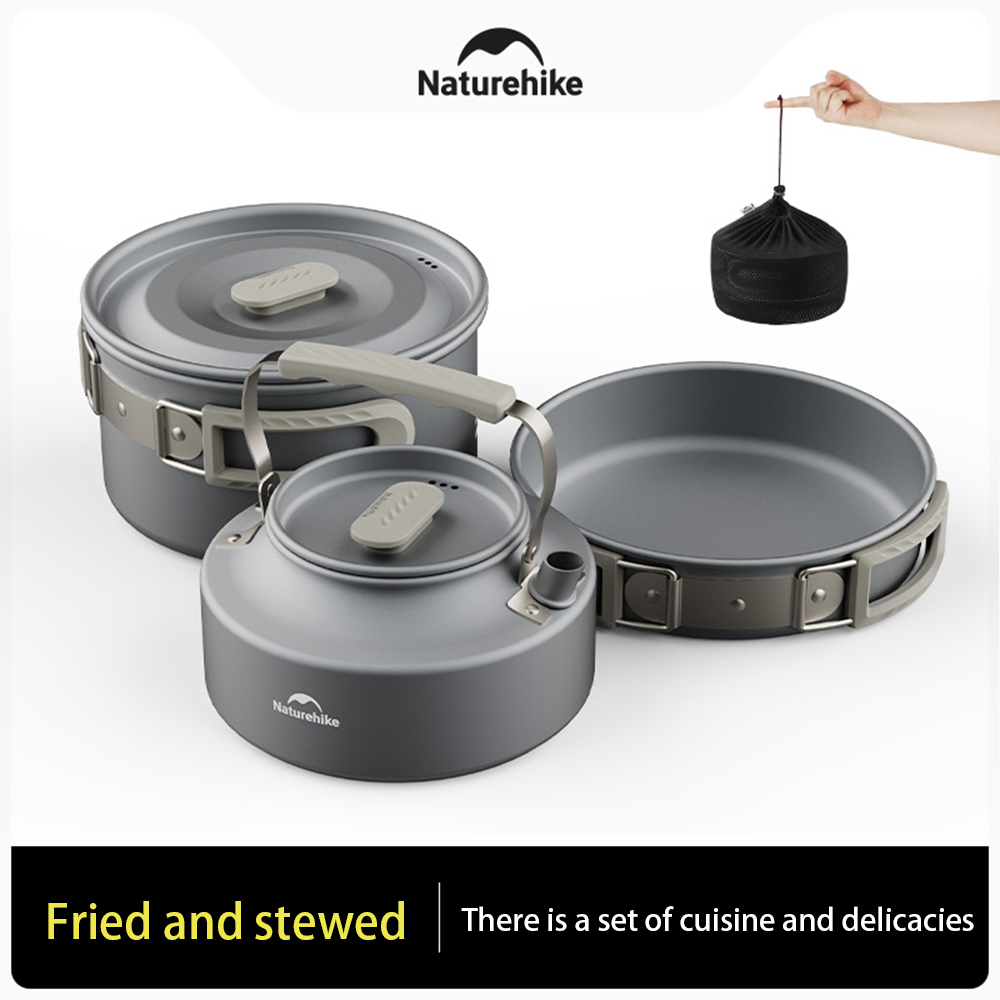 Naturehike Outdoor Pot Set,Cam - Camping Outdoor Cooking Set บทวิจารณ์และราคา