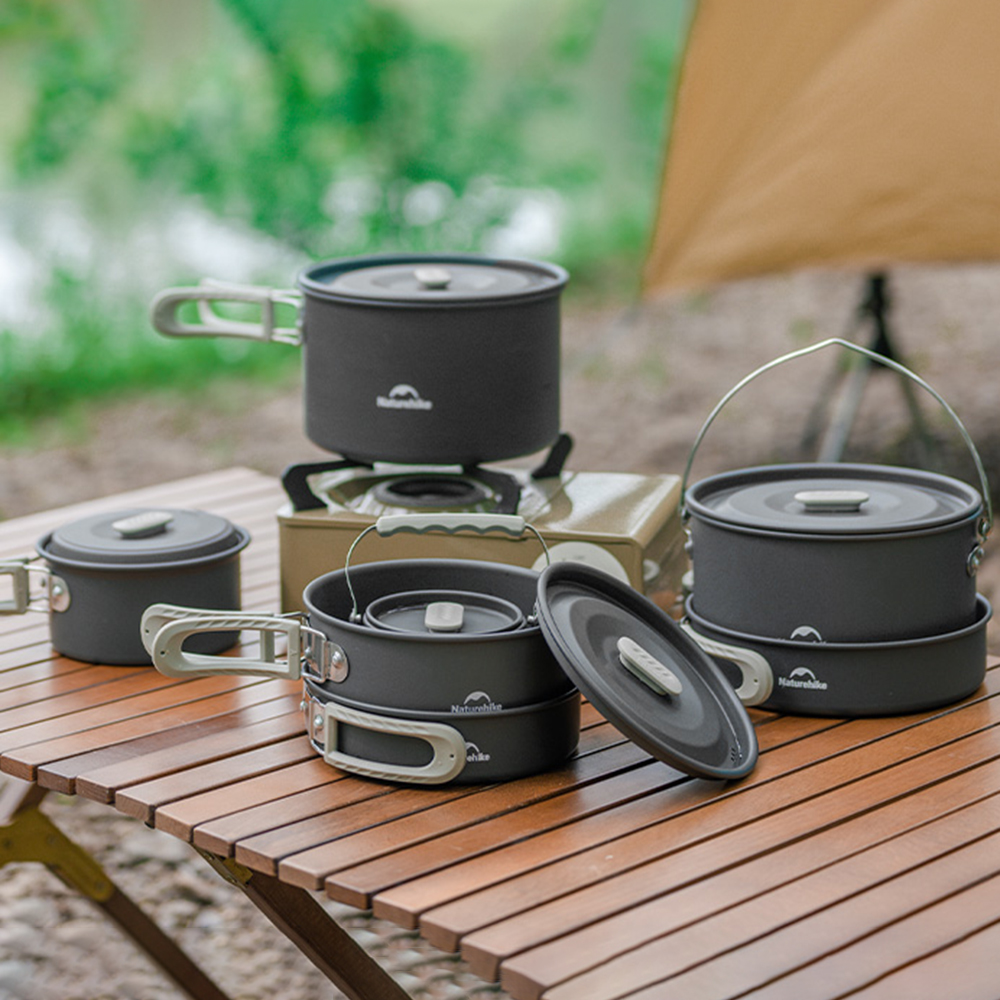 Naturehike Outdoor Pot Set,Cam - Camping Outdoor Cooking Set บทวิจารณ์และราคา