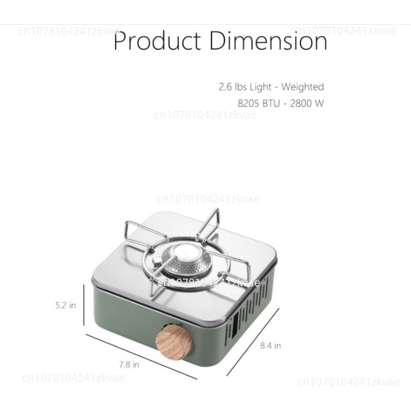 Butane Camping Stove with Port - Camping Cooking Canister บทวิจารณ์และราคา