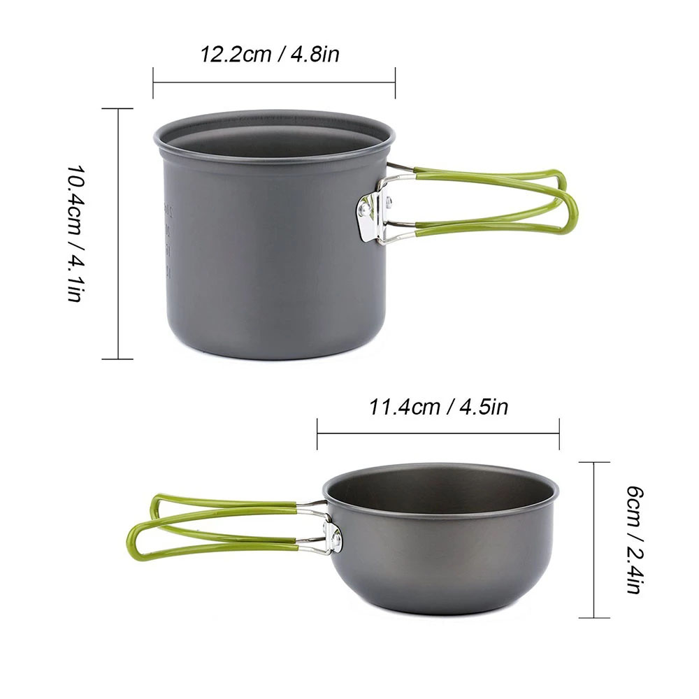 Camping Cookware Kit with Stov - Camping Cooking Unit บทวิจารณ์และราคา