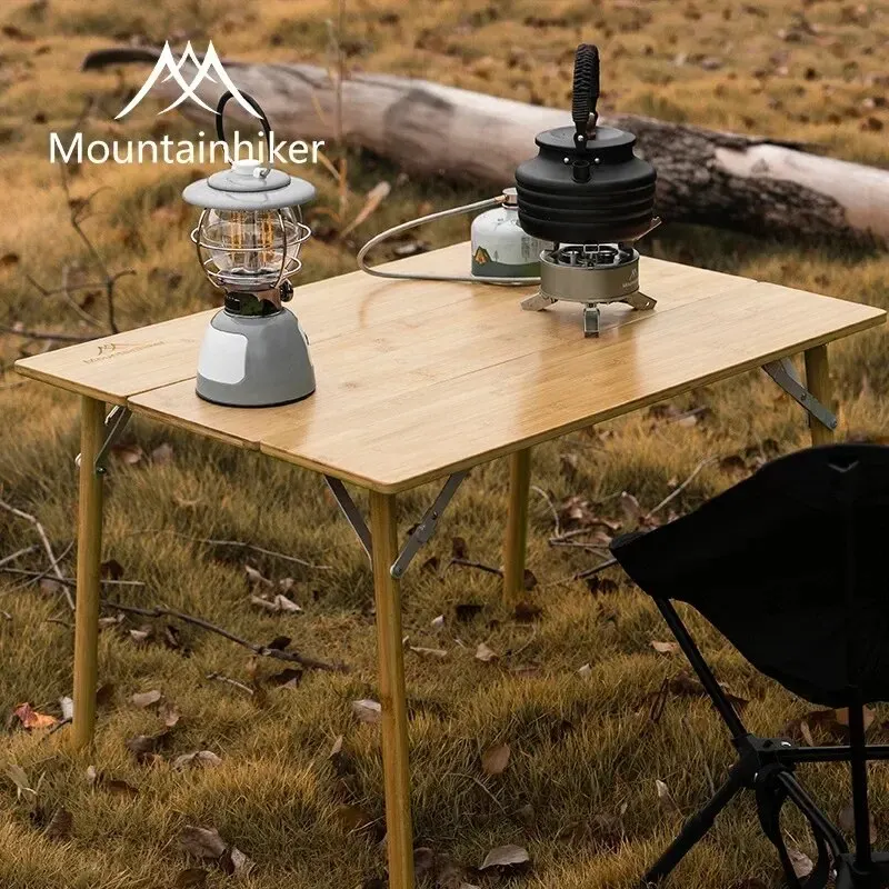 MOUNTAINHIKER 2/3 Bamboo Foldi - Camping Cooking Table บทวิจารณ์และราคา