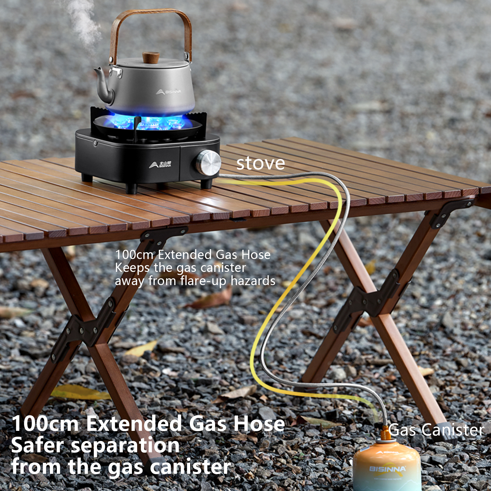 BISINNA Portable Camping Gas S - Camping Cooking Wood Stove บทวิจารณ์และราคา