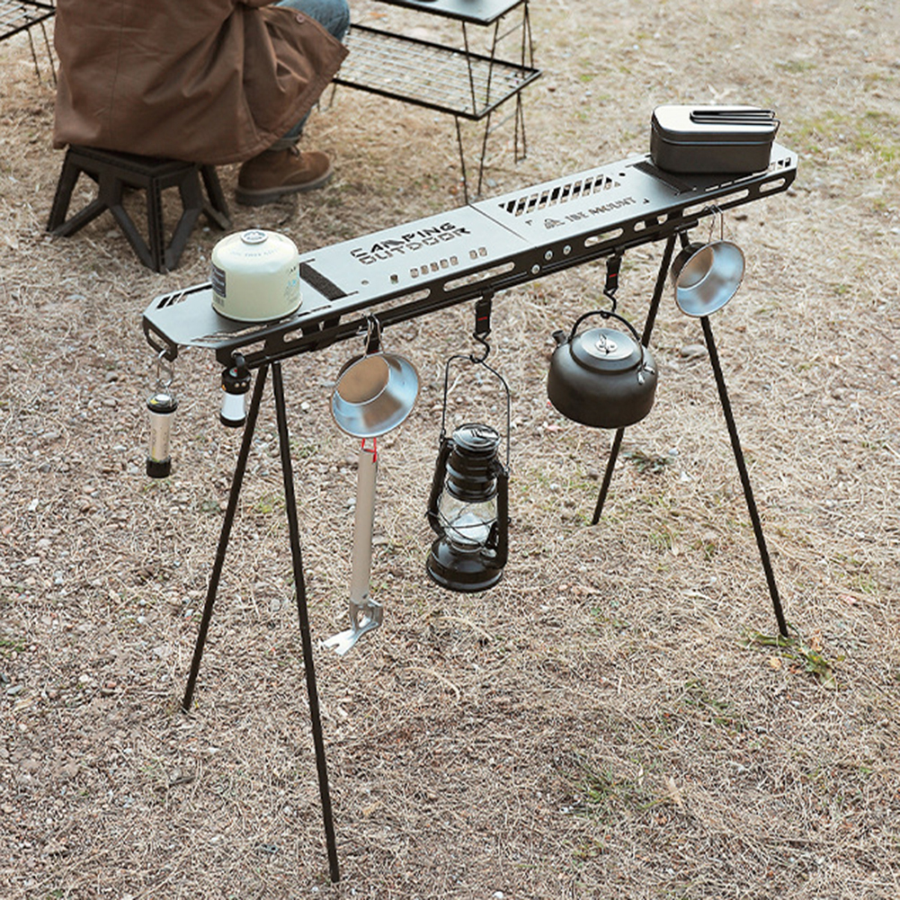 Outdoor Folding Camping Hangin - Camping Outdoor Cooking Set บทวิจารณ์และราคา
