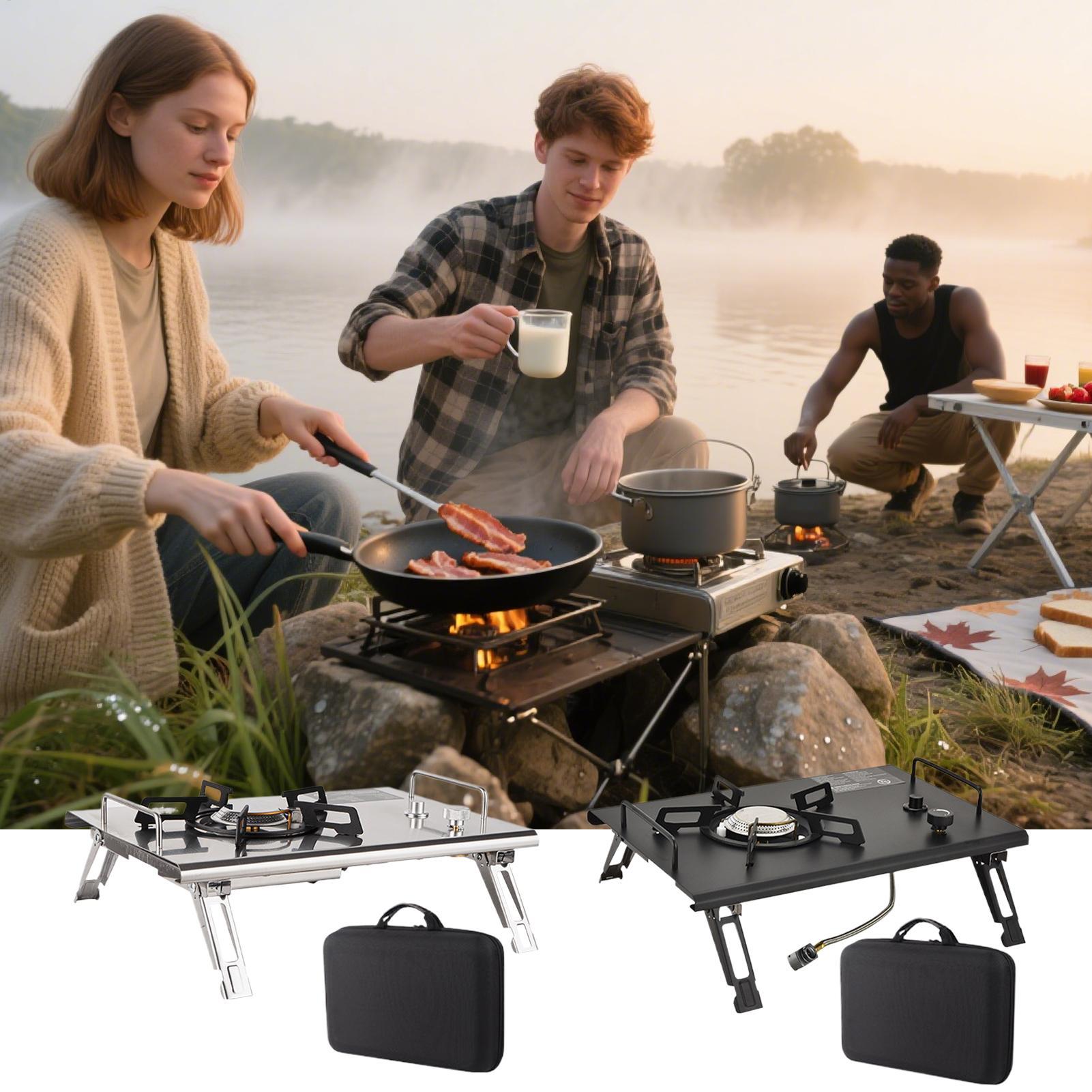 Portable Camping Stove Portabl - Camping Cooking Table บทวิจารณ์และราคา