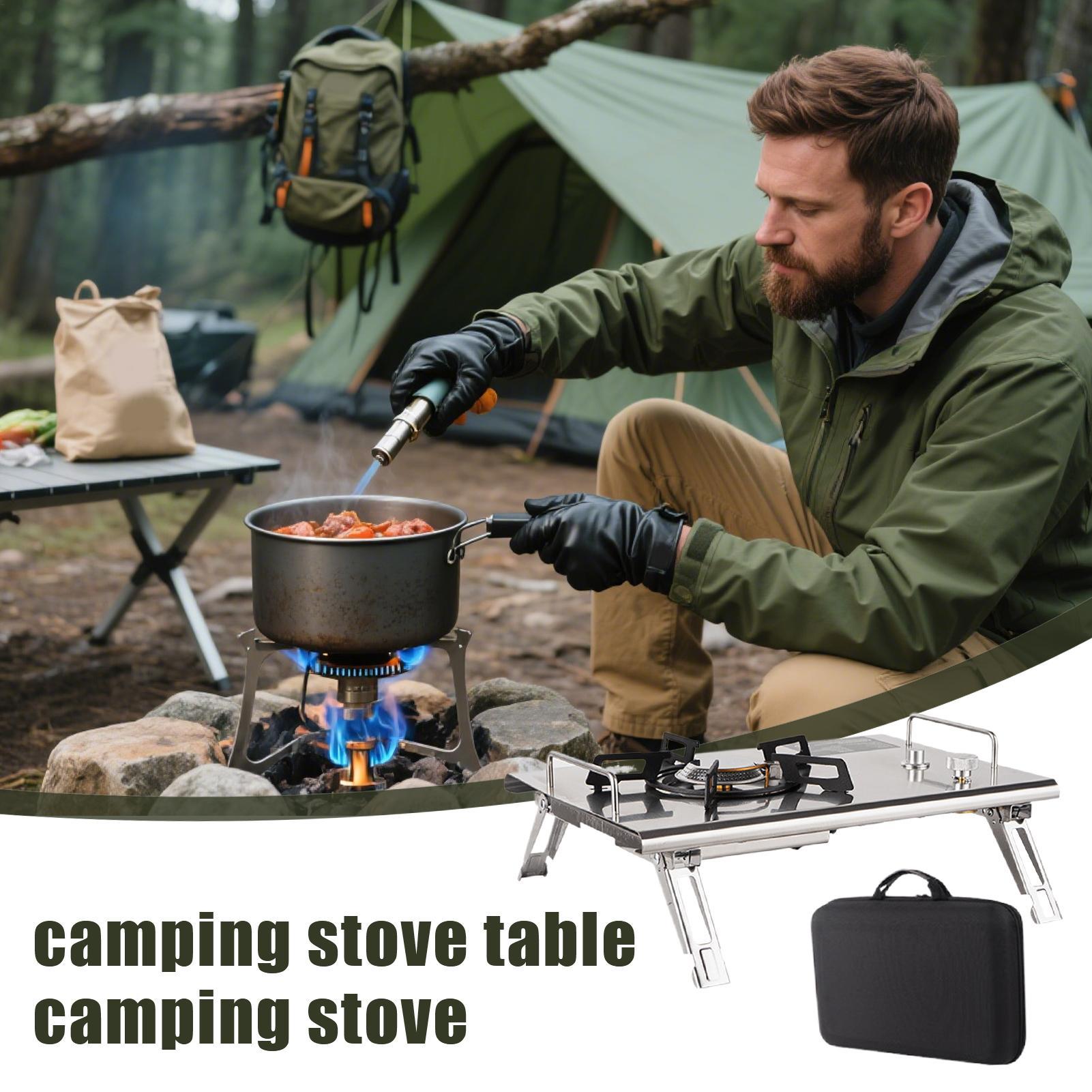 Portable Camping Stove Portabl - Camping Cooking Table บทวิจารณ์และราคา